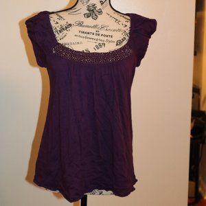 Express Shirt - Plum with Sparkle